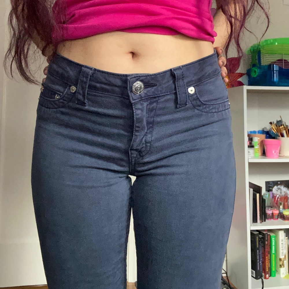 NAVY TRUE RELIGION JEANS